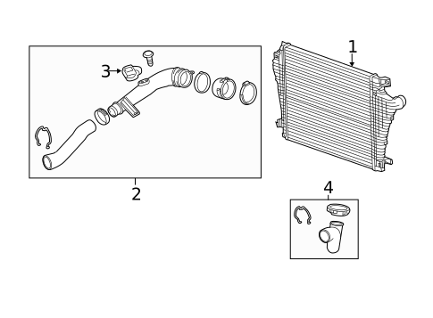 Intercooler for 2011 Cadillac SRX #0