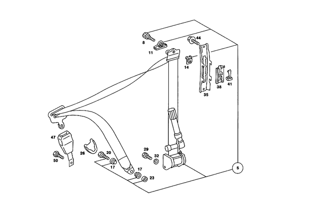 1268680722 - Front Seats: Guide for Mercedes-Benz: 280S, 280SE, 280SEL, 380SE, 380SEL, 560SEL Image image