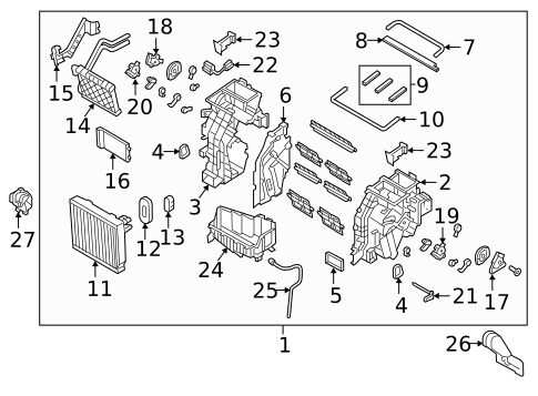HVAC Case for 2018 Hyundai Sonata #0