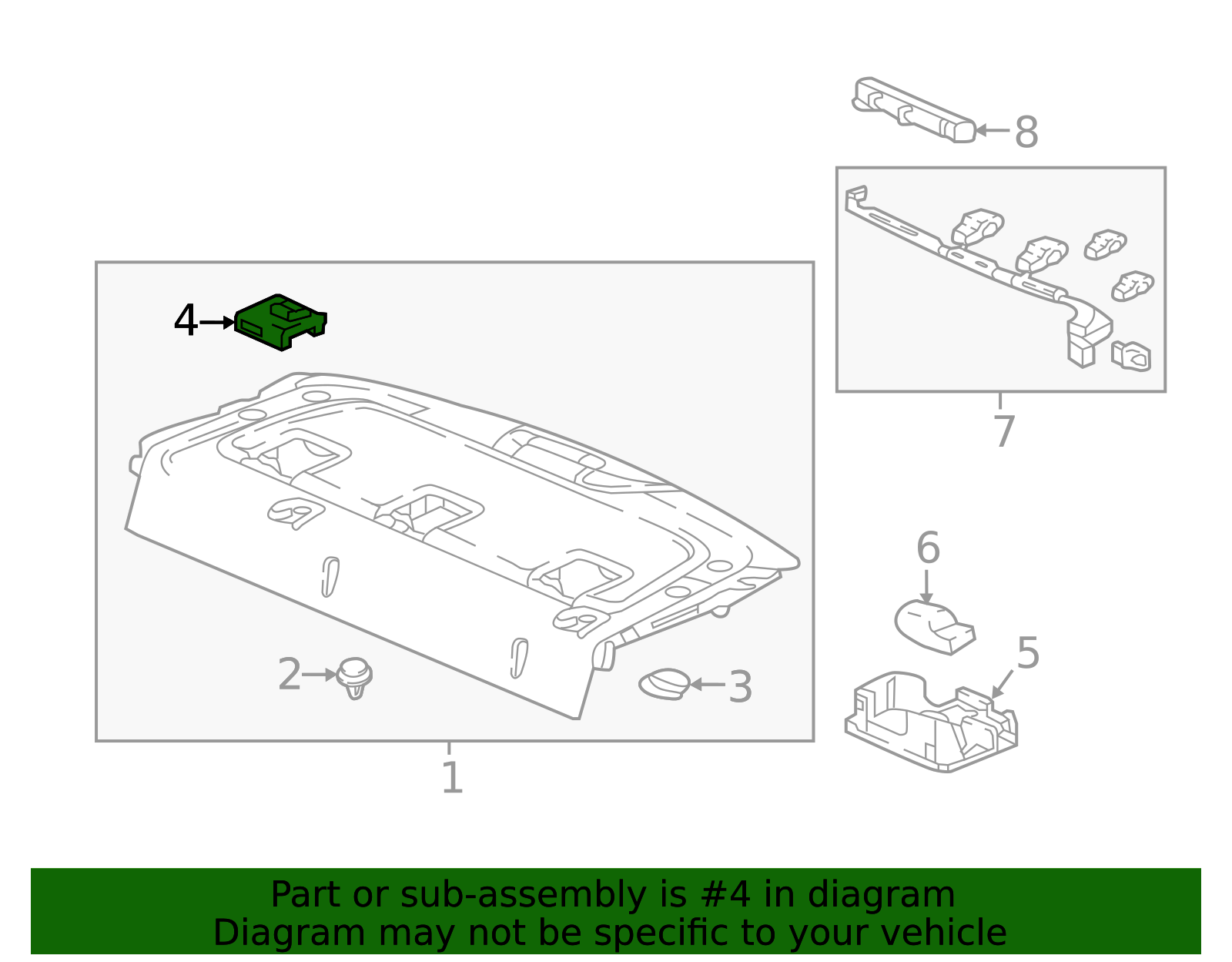 84505-TVA-A02ZA - Seat Belt Anchor Plate Cover 2018-2022 Honda Accord ...