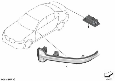 Turn Signals Front / Side for 2022 BMW 330e #0