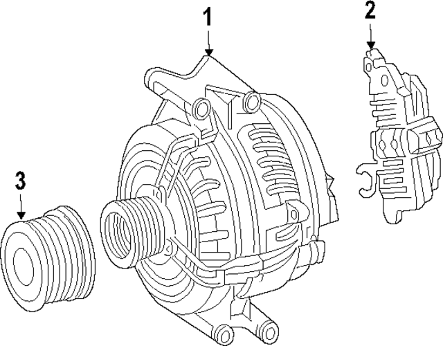 41541906 - Electrical: Voltage Regulator for Mercedes-Benz Image