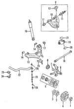 8971338380 - : Shock Absorber for Honda: Passport Image