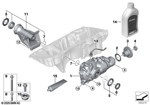 Final Drive (Front Axle) for 2023 BMW X7 40iX #0