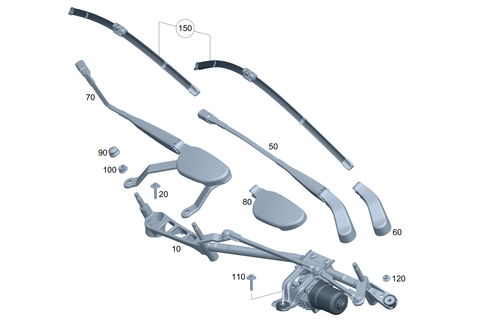 Pane Wiper for 2024 Mercedes-Benz GLA35 AMG #0