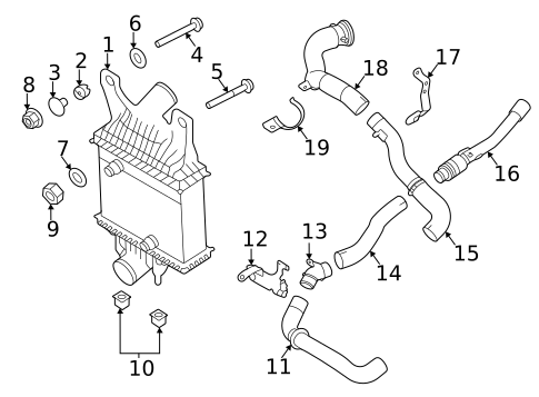 Intercooler for 2021 Land Rover Range Rover Sport #0