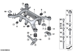 33318859826 - Rear Axle: Bearing Sup.Transverse Control Arm Right for BMW Image