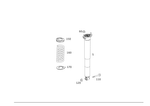 2043201931 - Springs, Suspension and Hydraulic Components: Shock Absorber for Mercedes-Benz Image