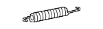 2067572300 - Body: Hinge Spring for Mercedes-Benz Image