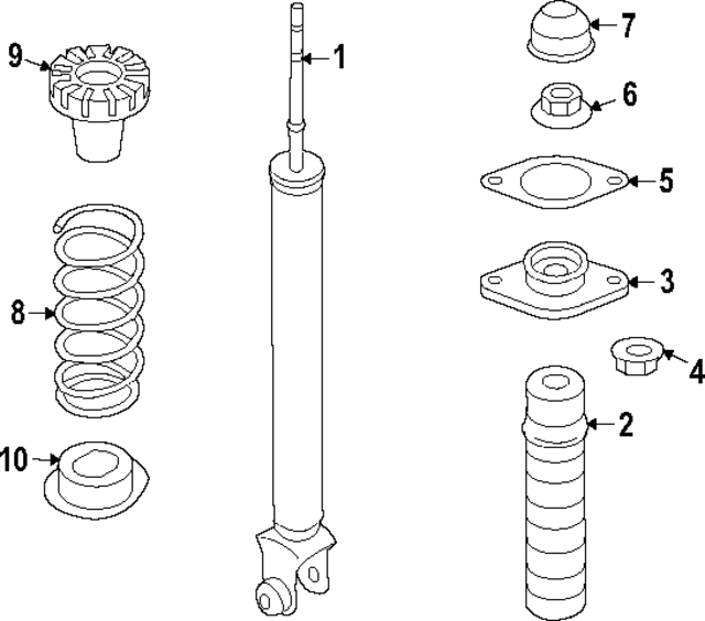 E62106GP0B - : Strut for Nissan: Z Image