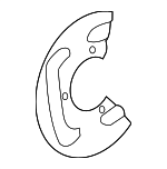 4216900 - Brakes: Splash Shield for Mercedes-Benz: C 300, C 350e, C 400, C 43 AMG&amp;reg;, CLE 300, CLE 450, CLE 53 AMG&amp;reg;, CLS 450, E 300, E 350, E 400, E 43 AMG&amp;reg;, E 450, E 53 AMG&amp;reg;, E 63 AMG&amp;reg; S, GLC 300, GLC 350e, GLC 43 AMG&amp;reg;, GLC 63 AMG&amp;reg; Image image