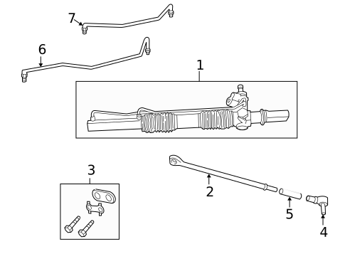 Steering Gear & Linkage for 2000 Chrysler Concorde #1