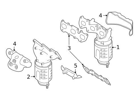Exhaust Manifold for 2006 Hyundai Sonata #0