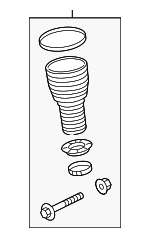 LR038813 - Suspension: Boot Kit for Land Rover: Defender 110, Defender 90, Discovery, Range Rover, Range Rover Sport Image
