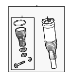 LR100871 - : Strut Assembly for Land-Rover Image