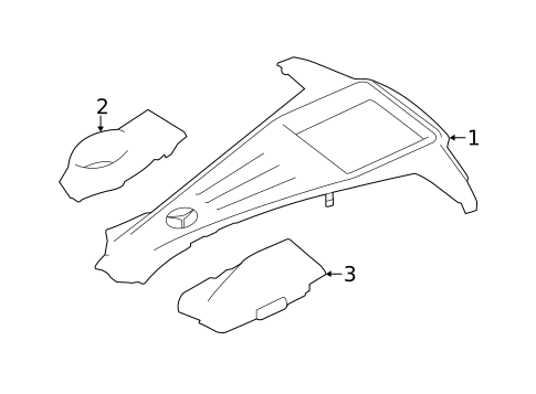 Engine Appearance Cover for 2014 Mercedes-Benz SL 550 #0