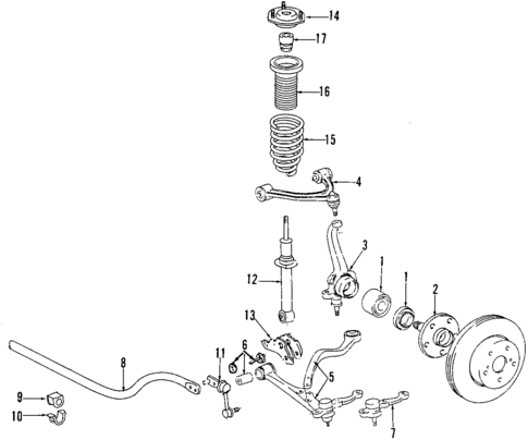 Front Suspension for 1993 Lexus GS300 | OEM Parts Online