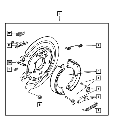 Parking Brake Lever and Cables for 2003 Dodge Ram 3500 #2