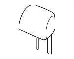 12758791 - Body: Headrest Pad for Saab: 9-3 Image