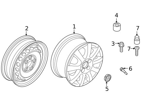 Wheels for 2025 Volkswagen Atlas Cross Sport #0