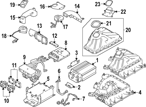 Battery for 2023 Land Rover Range Rover Sport #1