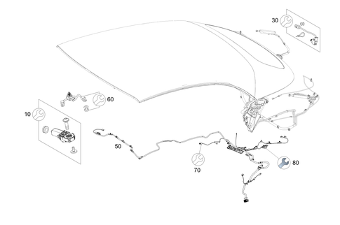 Soft Top Electrical Components for 2024 Mercedes-Benz E450 #0