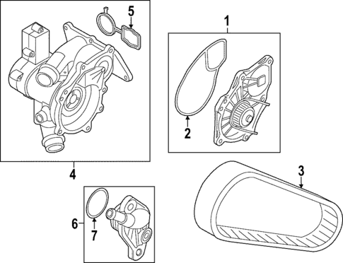Belts & Pulleys for 2022 Volkswagen GTI #1