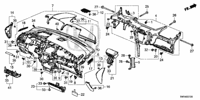 Instrument Panel for 2019 Honda Odyssey #0