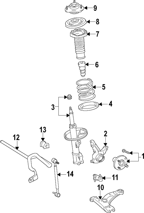 Suspension Components for 2016 Scion iM #0