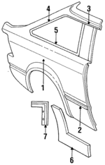 E6FZ6127840A - Body: Outer Panel for Ford: Escort | Mercury: Lynx Image