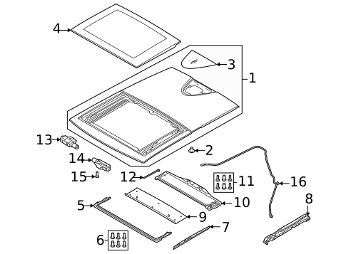 Sunroof for 2022 Land Rover Range Rover Evoque #2