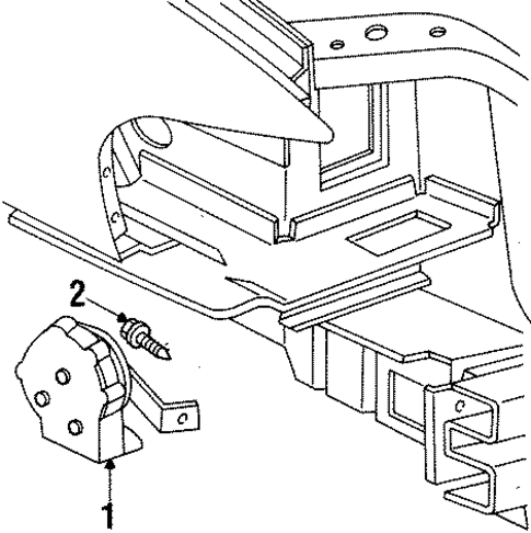 Horn for 1999 Oldsmobile Silhouette #0