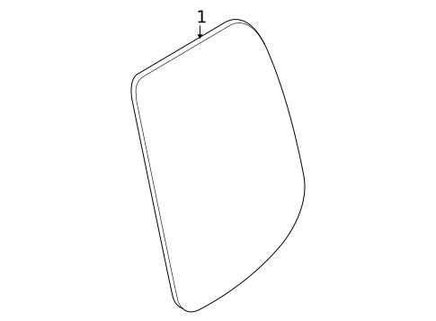 Glass - Rear Door for 2012 Suzuki Equator #0