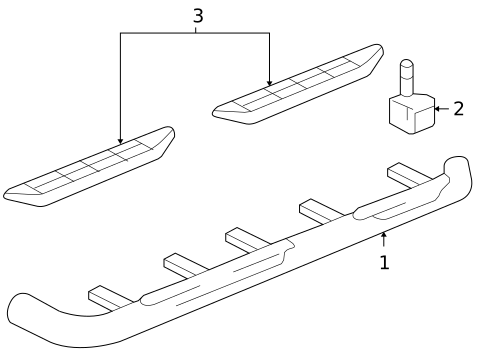 Running Board for 2006 Chevrolet Suburban 1500 #2
