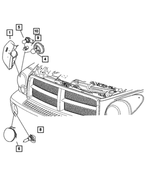 55078017AI - Electrical: Headlamp Park And Turn Lamp, Left for Mopar Image