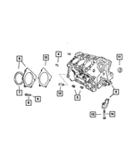 4654389AB - Engine 3.8L Six Cylinder: Crankshaft Rear Oil Seal Retainer for Mopar Image