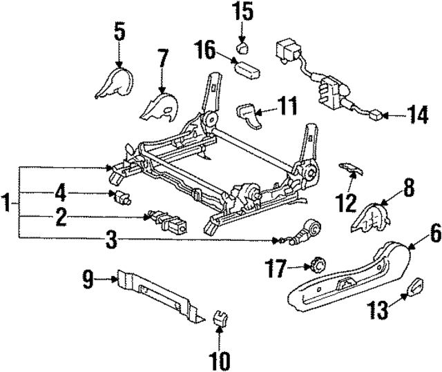 7213724020C0 - : Seat Track Cover for Toyota Image