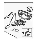 51168080263 - Body: Mirror Assembly for BMW: M8, M8 Gran Coupe Image