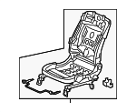 81139SHJA22 - Body: Seat Frame for Honda Image