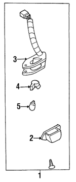 B16A51270B - : License Lamp for Mazda: Protege Image