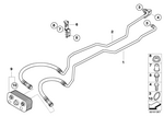 17223452398 - : Transmission Oil Cooler Line, Return for BMW Image