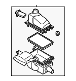 CY0113300G - : Air Cleaner Assembly for Mazda: CX-9 Image