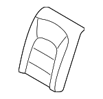 89350A7100 - Body: Seat Back Pad for Kia: Forte, Forte Koup Image
