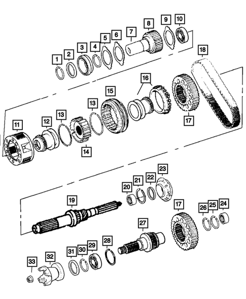 Gear Train for 2012 Ram 3500 #0