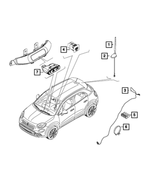68552121AA - Electrical: Cable &amp; Base Assy Antenna for Mopar Image