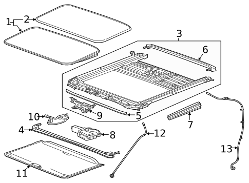 Sunroof for 2016 Chevrolet Silverado 1500 #0