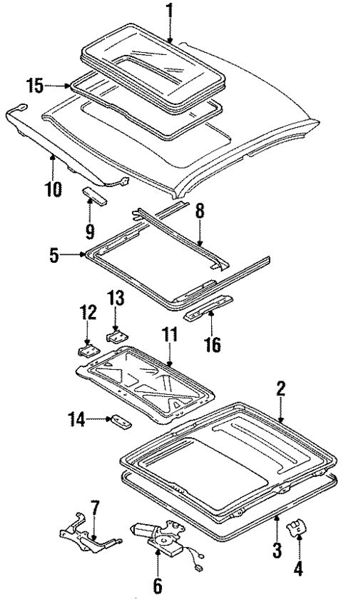 Sunroof for 1990 INFINITI M30 #0