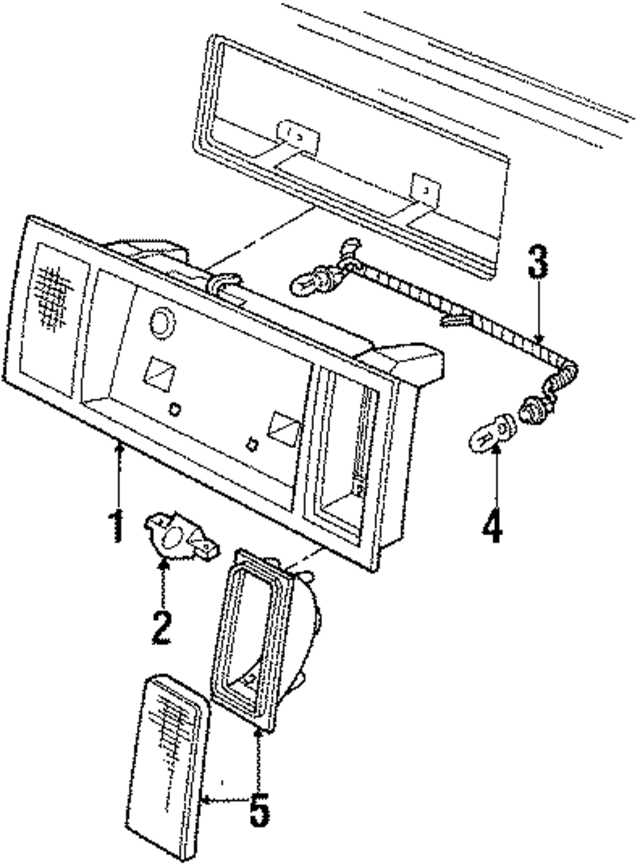 E1FZ17B390A - Electrical: Housing for Ford Image