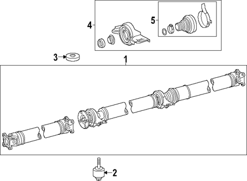 Drive Shaft for 2025 Lexus TX500h #0
