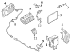 PJ7Z18C869B - Body: Receiver for Ford Image